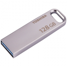  東芝（TOSHIBA）128G 隨閃U363 金屬U盤 USB 3.0 銀色讀速120MB/