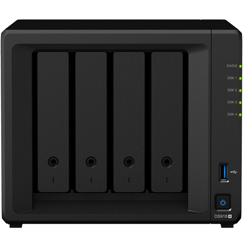  群暉（Synology）DS918+ 四盤位 NAS網絡存儲服務器（無內置硬盤）