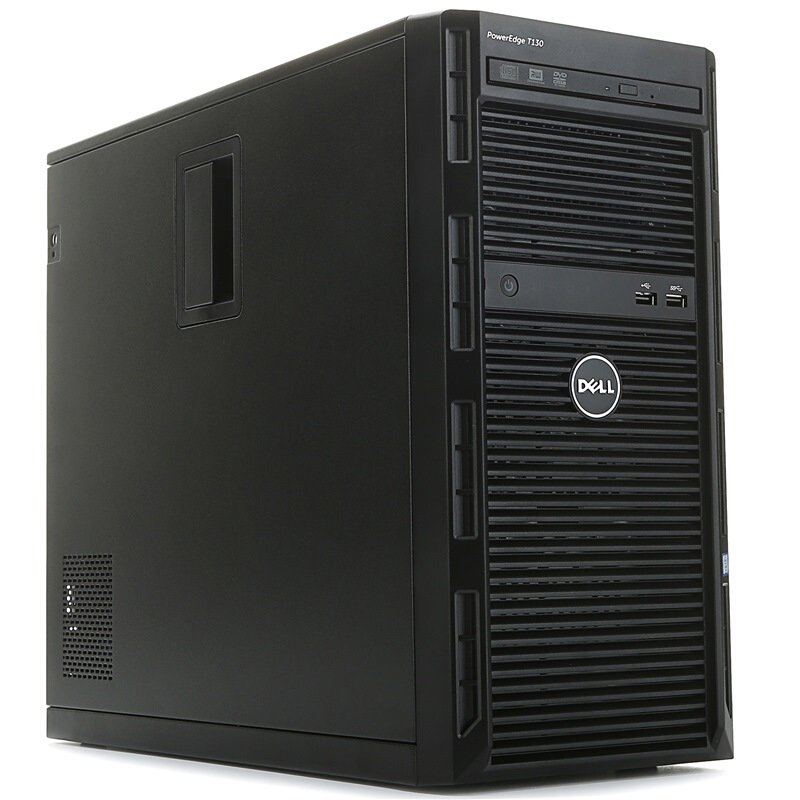  戴爾 DELL T130 塔式服務(wù)器（E3-1220V6/8G/1TSATA企業(yè)級/DVD/29